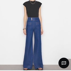 NWT Frame Denim Le Hardy wide leg jeans